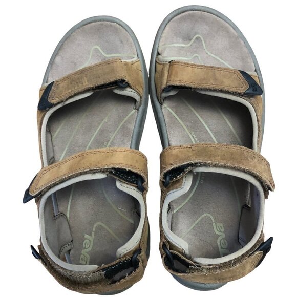 Teva Langdon Leather Sandals Shoes Men’s Size 7 Swtyle 1002263 - Picture 7 of 11